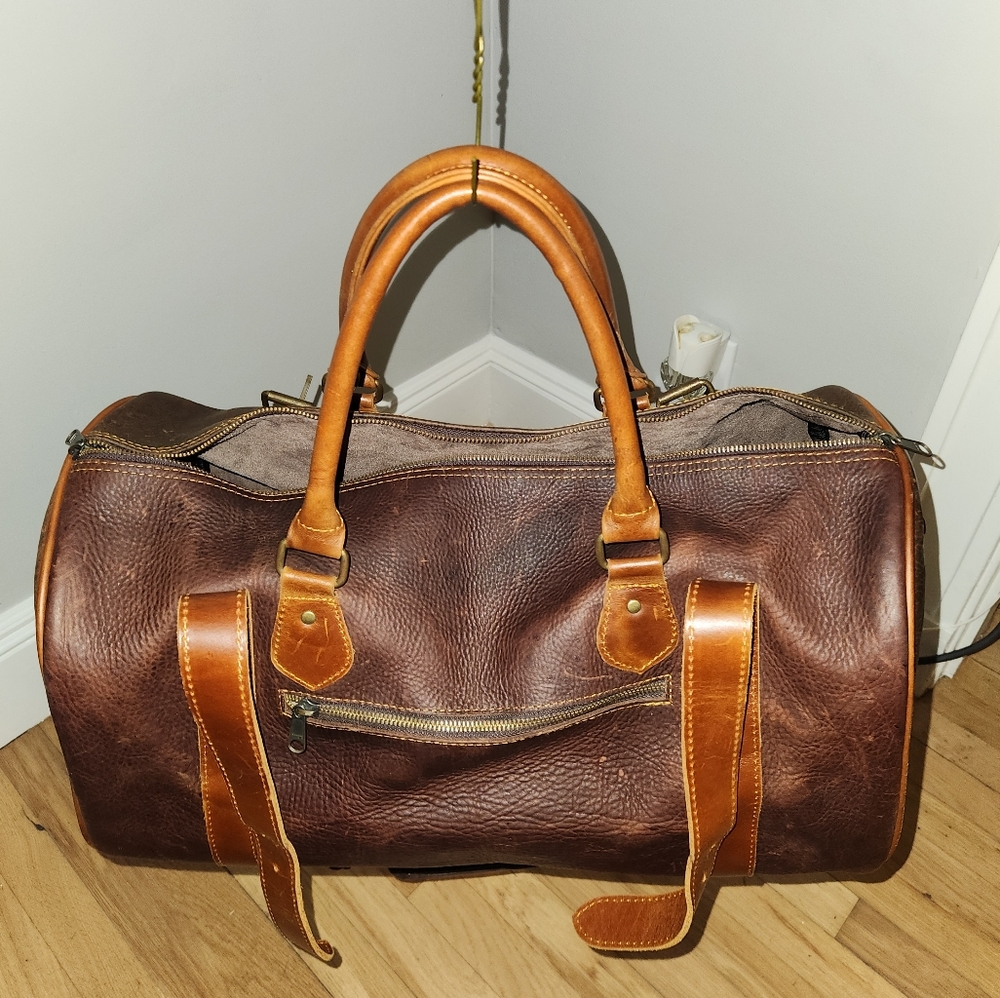 Leather Duffle Bag